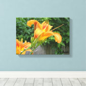 オニユリ キャンバスプリント (インサイチュ (ウッドフロア))