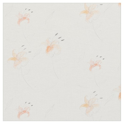 オニユリ ファブリック (クローズアップ)