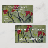 オニユリ-名刺 名刺 (正面/裏面)