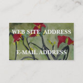 オニユリ-名刺 名刺 (裏面)