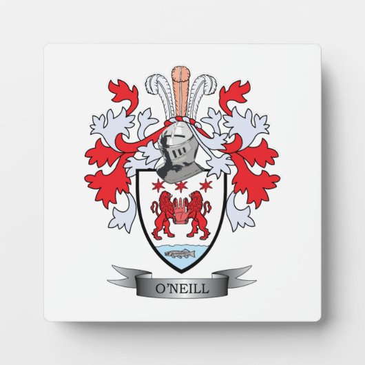 オニールコート・オブ・アームズ フォトプラーク (正面)