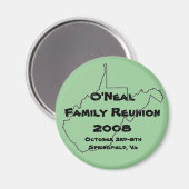 オニールファミリー懇親会マグネット マグネット (正面/裏面)