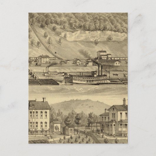 オニール及び会社の石炭事業 ポストカード (正面)