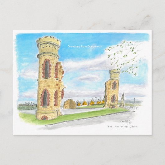 オニール葉書の丘 ポストカード (正面)