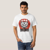 オニ日本のマスクデザイン Tシャツ (正面フル)