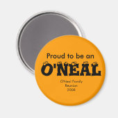 オニ誇りを持ったール磁石になる マグネット (正面/裏面)