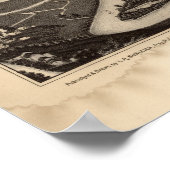 オネオンタニューヨーク1884アンティークパノラママップ ポスター (角)