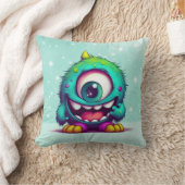 オネクルBは一眼で陽気なミニモンスター クッション (ブランケット)