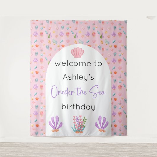 オネダーザシー誕生日バックドラストタペストリー タペストリー (正面)