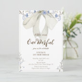 オネダーフルフローラコケットボーガール1st誕生日 招待状 (スタンド正面)