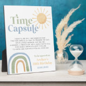 オネダーフルボーイズさん誕生日タイムカプセルのサイン フォトプラーク (側面)