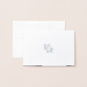 オネダーフル実在フォイルサンキューカード 箔カード (裏面封筒付き)