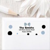 オネダーフル差出人住所ラベルズボーイブルー ラベル (インサイチュ)