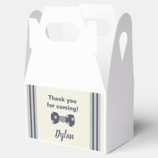 オネダーフル海軍とグレーの蝶ネクタイ フェイバーボックス (オープン)