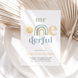 オネダーフル・サンレインボーボーイズ第一誕生日 招待状