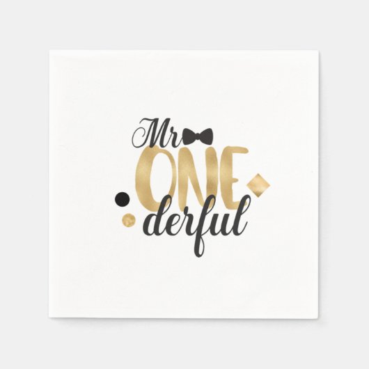 オネダーフル・ナプキンスさん スタンダードカクテルナプキン (正面)