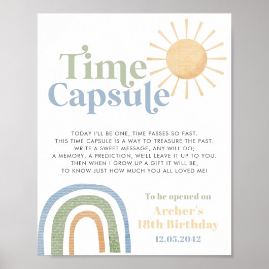 オネダーフル・ボーイズさん誕生日タイムカプセル ポスター (正面)