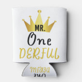 オネダーフルTシャツボーイズ第1誕生日シャツ1st 缶クーラー (裏面)