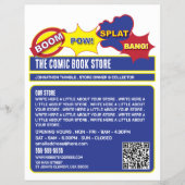 オノマトペデザイン-漫画書店/コレクター チラシ (正面)