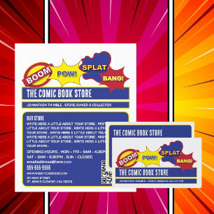 オノマトペデザイン-漫画書店/コレクター 名刺