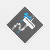 オノマトペ書アクリエイティブまたは詩 スタンダードランチョンナプキン (角)