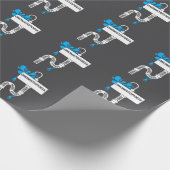 オノマトペ書アクリエイティブまたは詩 ラッピングペーパー (角)