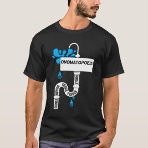 オノマトペ書アクリエイティブまたは詩 Tシャツ