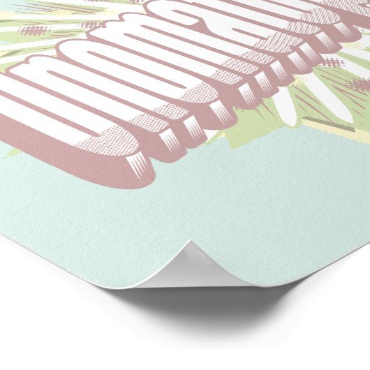 オノマトペ爆発音 ポスター (角)