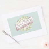 オノマトペ爆発音 長方形シール (封筒)