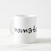 オノマトペ コーヒーマグカップ (正面左)