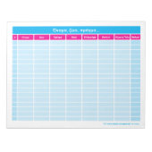 オノマ動物園プラグマ… ノートパッド (正面)