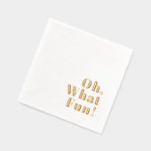 オハイオおもしろいクリスマスカロルパーティー 箔ナプキン (左)