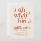 オハイオおもしろいクリスマスパーティの招待状 シーズンカード (正面)