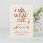 オハイオおもしろいクリスマスパーティの招待状 シーズンカード (スタンド正面)