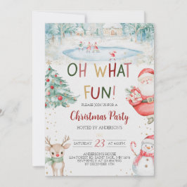 オハイオおもしろいクリスマスパーティの招待状 招待状