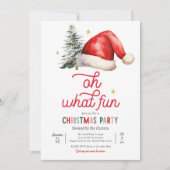 オハイオおもしろいクリスマスホリデーカクテルパーティー 招待状 (正面)