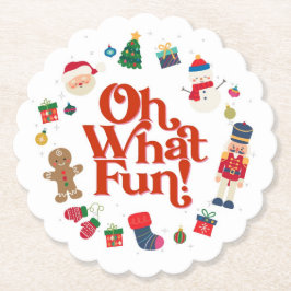 オハイオおもしろいクリスマス誕生日 ペーパーコースター