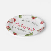 オハイオおもしろいクリスマス誕生日 ペーパープレート (アングル)