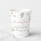 オハイオおもしろいクリスマス誕生日 紙コップ (裏面)