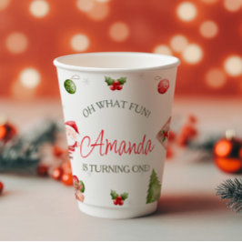 オハイオおもしろいクリスマス誕生日 紙コップ