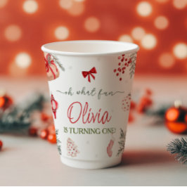 オハイオおもしろいクリスマス誕生日 紙コップ