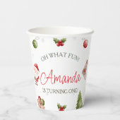 オハイオおもしろいクリスマス誕生日 紙コップ (裏面)