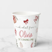 オハイオおもしろいクリスマス誕生日 紙コップ (裏面)