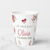 オハイオおもしろいクリスマス誕生日 紙コップ (正面)