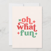 オハイオおもしろいフェスティバルホリデータイポグラフィ カード (正面)