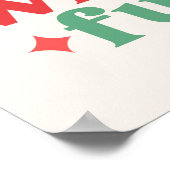 オハイオおもしろいフェスティバルホリデータイポグラフィ ポスター (角)