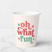 オハイオおもしろいフェスティバルホリデータイポグラフィ 紙コップ (裏面)