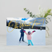 オハイオおもしろいホリディポストカード 箔シーズンカード (立ち正面)