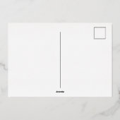 オハイオおもしろいホリディポストカード 箔シーズンカード (裏面)