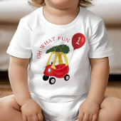 オハイオおもしろいホリデイ1st誕生日パーティーボーイ ベビーTシャツ